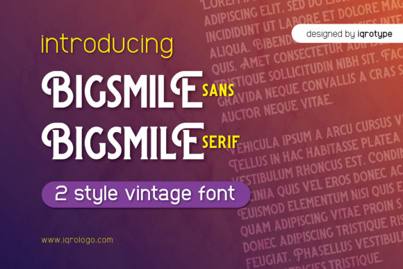 Bigsmile Font - Featured Image