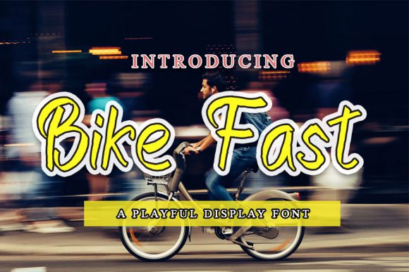 Bike Fast Font - Featured Image