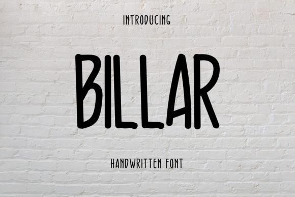 Billar Font - Featured Image