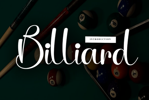 Billiard Font - Featured Image