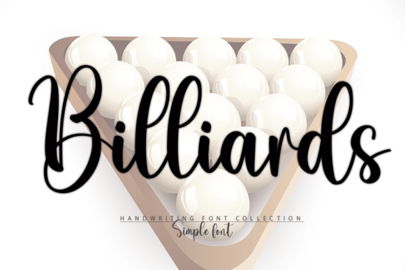 Billiards Font - Featured Image