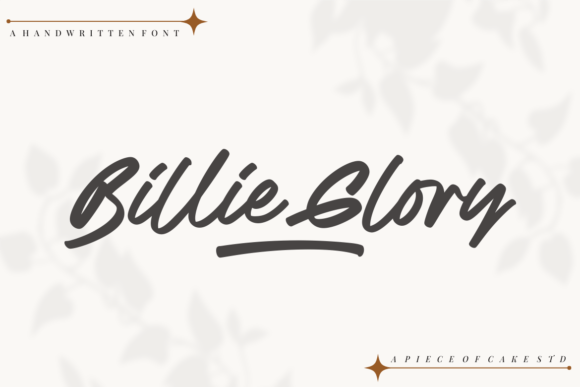 Billie Glory Font - Featured Image