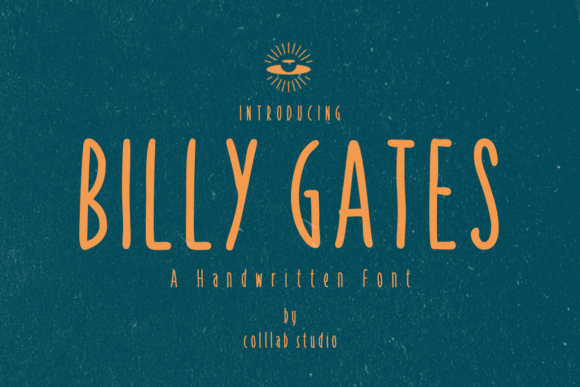 Billy Gates Font - Featured Image