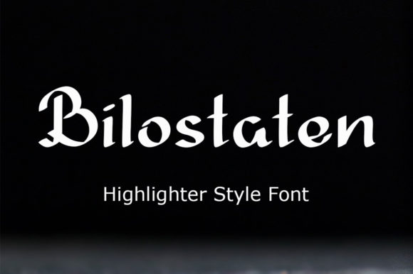 Bilostaten Font - Featured Image