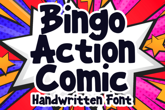 Bingo Action Comic Font - Featured Image