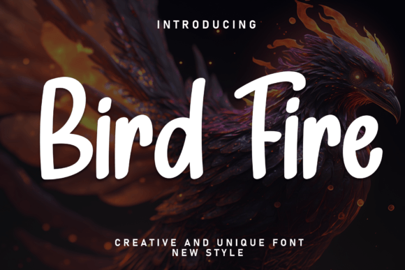 Bird Fire Font - Featured Image