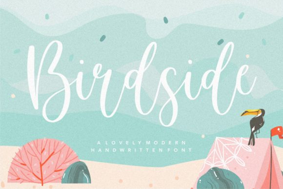 Birdside Font - Featured Image