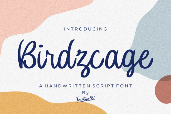 Birdzcage Font - Featured Image
