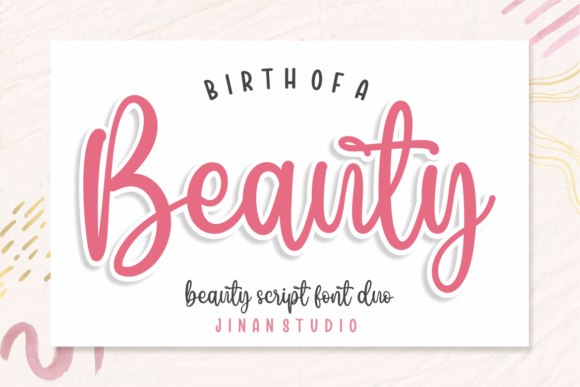 Birth of a Beauty Font - Featured Image