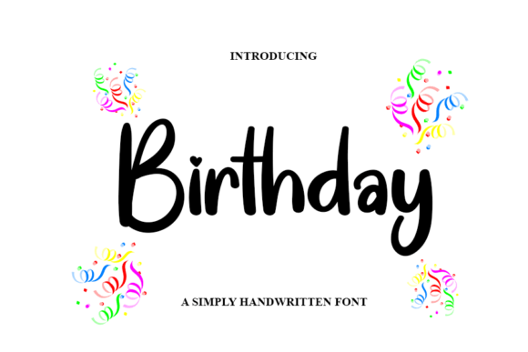Birthday Font - Featured Image