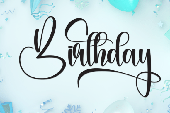 Birthday Font - Featured Image