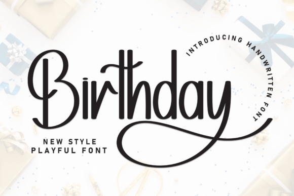 Birthday Font - Featured Image