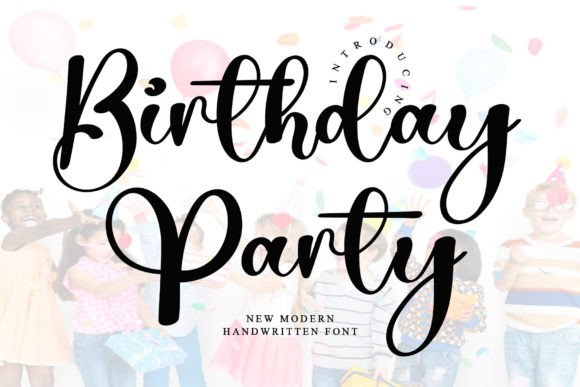 Birthday Party Font - Featured Image