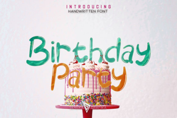 Birthday Party Font - Featured Image