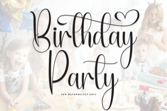 Birthday Party Font - Featured Image