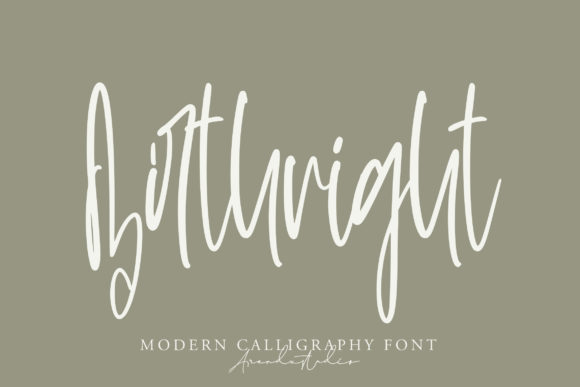Birthright Font - Featured Image