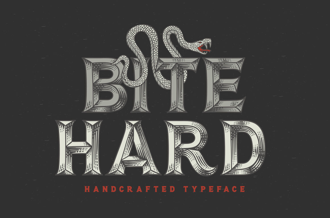 Bite Hard Font - Featured Image