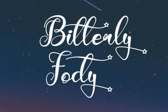 Bitterly Fody Font - Featured Image