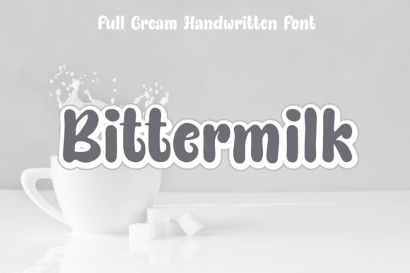 Bittermilk Font - Featured Image