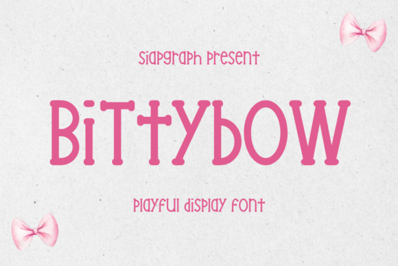 Bittybow Font - Featured Image