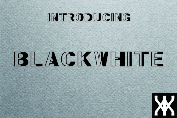 BlackWhite Font - Featured Image