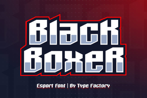 Black Boxer Font - Featured Image