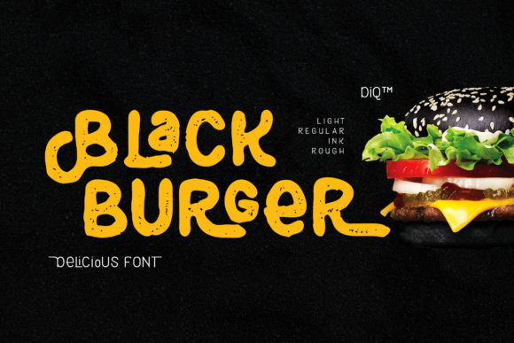 Black Burger Font - Featured Image