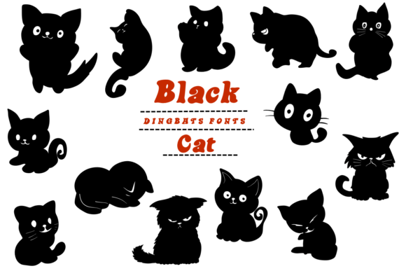 Black Cat Font - Featured Image