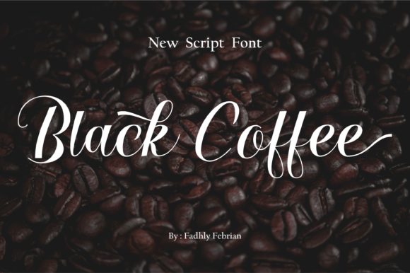Black Coffee Font - Featured Image