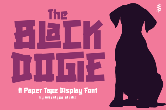 Black Dogie Font - Featured Image