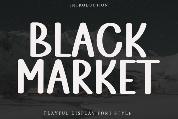 Black Market Font - Featured Image