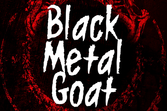 Black Metal Goat Font - Featured Image