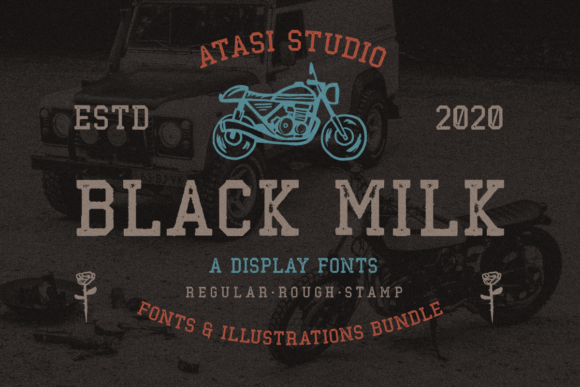 Black Milk Font - Featured Image