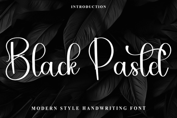 Black Pastel Font - Featured Image