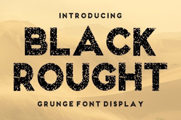Black Rought Font - Featured Image