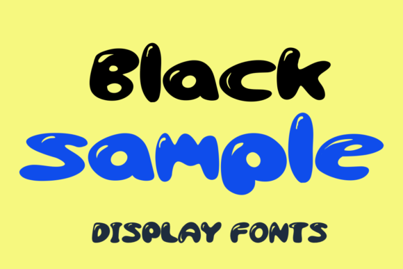 Black Sample Font - Featured Image
