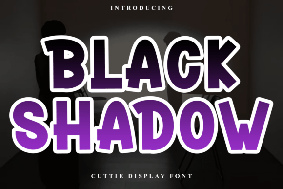 Black Shadow Font - Featured Image