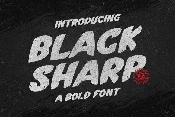 Black Sharp Font - Featured Image