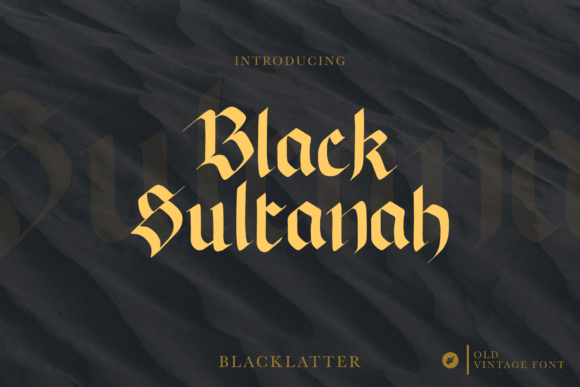 Black Sultanah Font - Featured Image