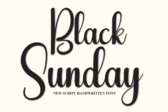 Black Sunday Font - Featured Image