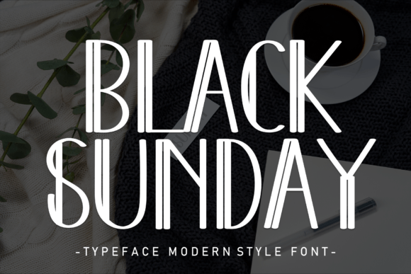 Black Sunday Font - Featured Image