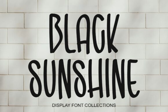 Black Sunshine Font - Featured Image