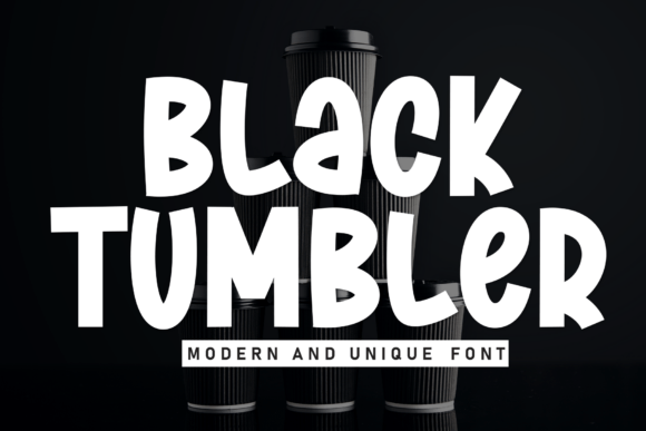 Black Tumbler Font - Featured Image