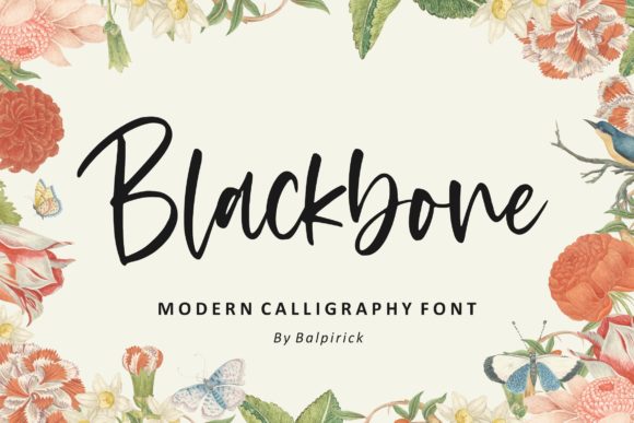 Blackbone Font - Featured Image