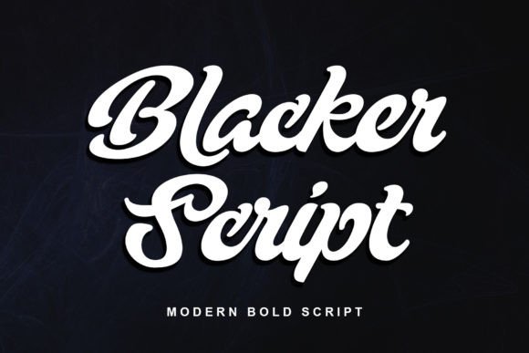 Blacker Script Font - Featured Image