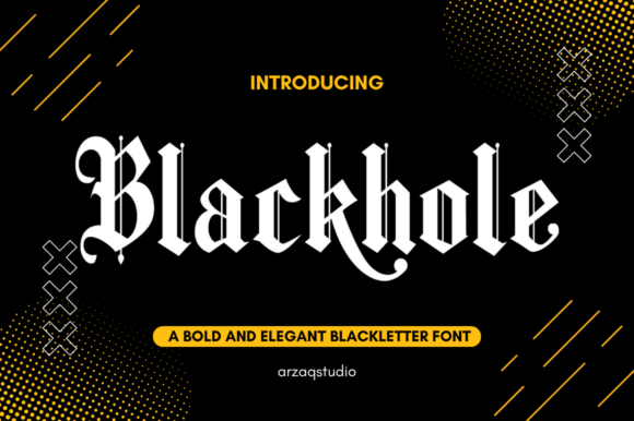 Blackhole Font - Featured Image