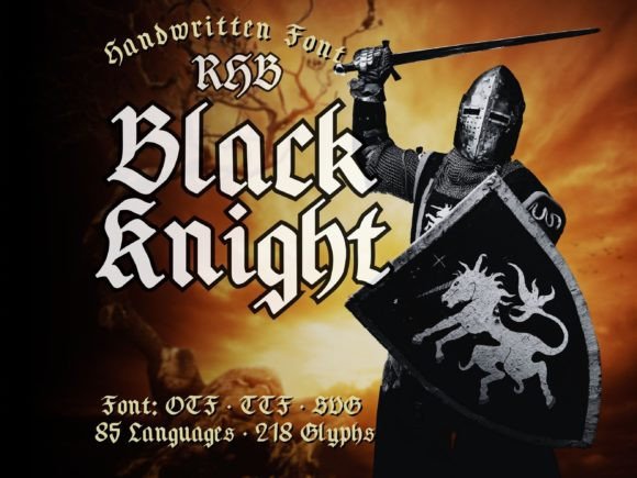 Blackknight Font - Featured Image