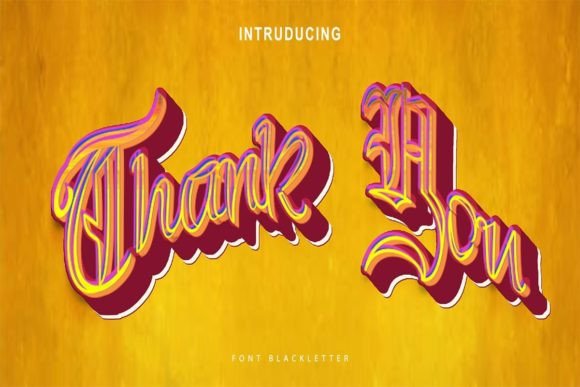 Blackletter Font - Featured Image