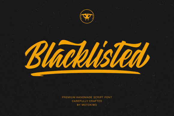 Blacklisted Font - Featured Image