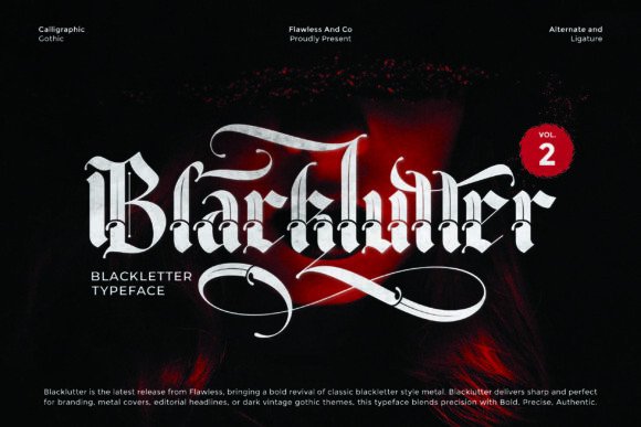 Blacklutter Vol2 Font - Featured Image